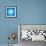 Shining Blue Lights-marinini-Framed Art Print displayed on a wall