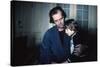 Shining by Stanley Kubrik with Jack Nicholson and Danny Llyod, 1980 (d'apres StephenKing) (photo)-null-Stretched Canvas