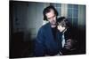 Shining by Stanley Kubrik with Jack Nicholson and Danny Llyod, 1980 (d'apres StephenKing) (photo)-null-Stretched Canvas