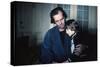 Shining by Stanley Kubrik with Jack Nicholson and Danny Llyod, 1980 (d'apres StephenKing) (photo)-null-Stretched Canvas