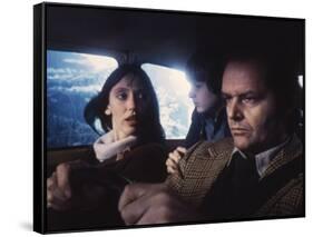 Shining by Stanley Kubrik with Shelley Duvall, Danny Llyod and Jack Nicholson, 1980 (d' apres Steph-null-Framed Stretched Canvas