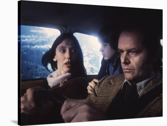 Shining by Stanley Kubrik with Shelley Duvall, Danny Llyod and Jack Nicholson, 1980 (d' apres Steph-null-Stretched Canvas