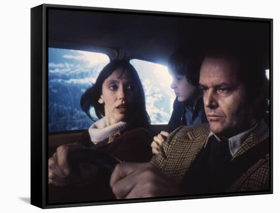 Shining by Stanley Kubrik with Shelley Duvall, Danny Llyod and Jack Nicholson, 1980 (d' apres Steph-null-Framed Stretched Canvas