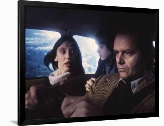 Shining by Stanley Kubrik with Shelley Duvall, Danny Llyod and Jack Nicholson, 1980 (d' apres Steph-null-Framed Photo