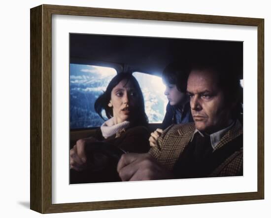 Shining by Stanley Kubrik with Shelley Duvall, Danny Llyod and Jack Nicholson, 1980 (d' apres Steph-null-Framed Photo