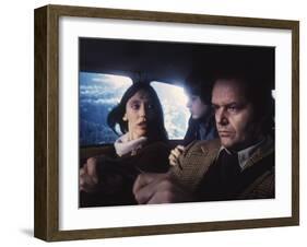 Shining by Stanley Kubrik with Shelley Duvall, Danny Llyod and Jack Nicholson, 1980 (d' apres Steph-null-Framed Photo