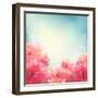 Shining Flowers Roses (Peonies) Background-kostins-Framed Art Print