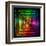 Shining Lights Rainbow Colors Frame-art_of_sun-Framed Art Print