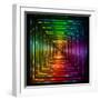 Shining Lights Rainbow Colors Frame-art_of_sun-Framed Art Print