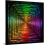 Shining Lights Rainbow Colors Frame-art_of_sun-Mounted Premium Giclee Print