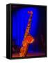 Shining Saxophone Backstage, Bethlehem, Pennsylvania, United States-David H. Wells-Framed Stretched Canvas