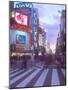 Shinjuku at Dusk, Tokyo, Japan-Rob Tilley-Mounted Photographic Print