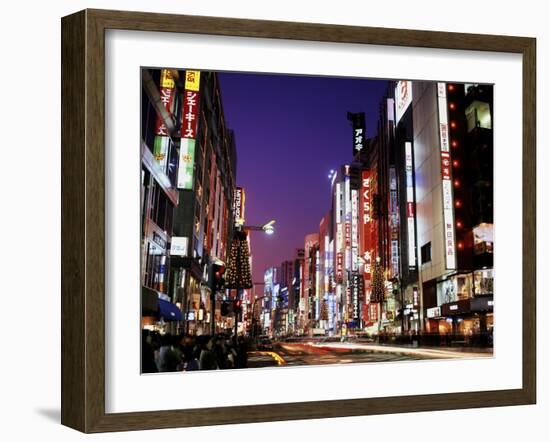 Shinjuku District, Japan-null-Framed Premium Photographic Print