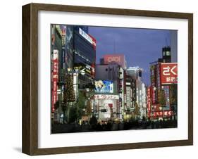 Shinjuku District, Tokyo, Japan-null-Framed Premium Photographic Print