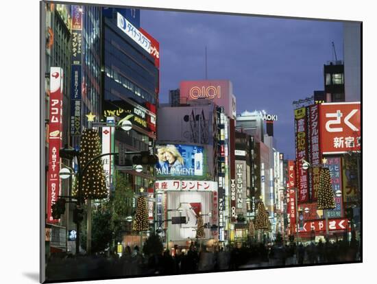 Shinjuku District, Tokyo, Japan-null-Mounted Premium Photographic Print