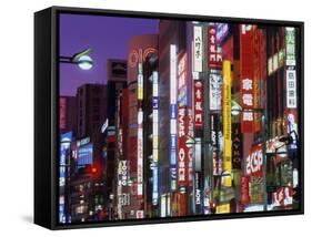 Shinjuku District, Tokyo, Japan-null-Framed Stretched Canvas