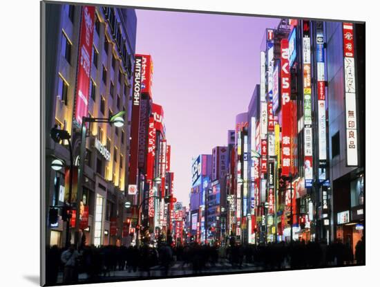 Shinjuku District, Tokyo, Japan-null-Mounted Photographic Print