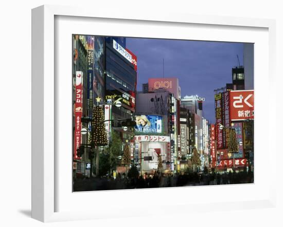 Shinjuku District, Tokyo, Japan-null-Framed Photographic Print