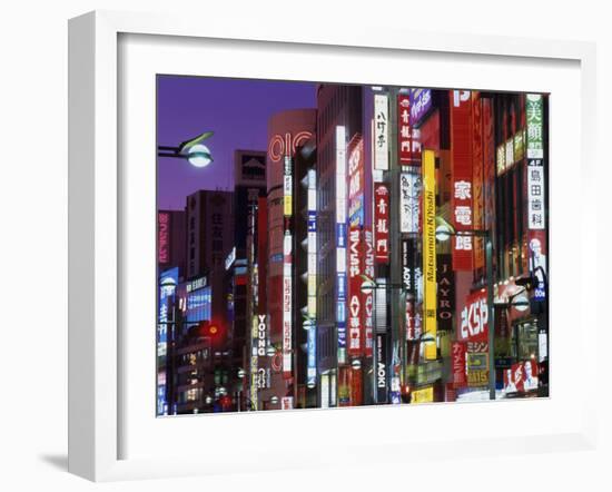 Shinjuku District, Tokyo, Japan-null-Framed Photographic Print