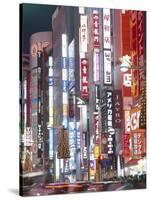 Shinjuku-Dori, Shinjuku, Tokyo, Honshu, Japan-null-Stretched Canvas