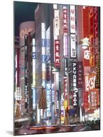 Shinjuku-Dori, Shinjuku, Tokyo, Honshu, Japan-null-Mounted Premium Photographic Print