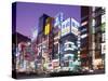 Shinjuku-Dori, Shinjuku, Tokyo, Honshu, Japan-null-Stretched Canvas