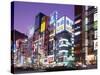 Shinjuku-Dori, Shinjuku, Tokyo, Honshu, Japan-null-Stretched Canvas