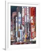 Shinjuku-Dori, Shinjuku, Tokyo, Honshu, Japan-null-Framed Photographic Print