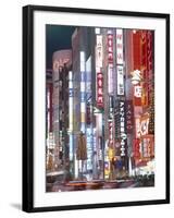 Shinjuku-Dori, Shinjuku, Tokyo, Honshu, Japan-null-Framed Photographic Print