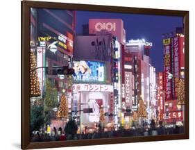 Shinjuku-Dori, Shinjuku, Tokyo, Honshu, Japan-null-Framed Photographic Print