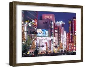 Shinjuku-Dori, Shinjuku, Tokyo, Honshu, Japan-null-Framed Photographic Print