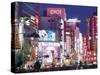 Shinjuku, Shinjuku-dori, Nightlights, Tokyo, Honshu, Japan-Steve Vidler-Stretched Canvas