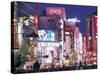 Shinjuku, Shinjuku-dori, Nightlights, Tokyo, Honshu, Japan-Steve Vidler-Stretched Canvas