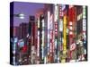 Shinjuku, Shinjuku-dori, Nightlights, Tokyo, Honshu, Japan-Steve Vidler-Stretched Canvas