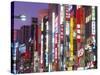 Shinjuku, Shinjuku-dori, Nightlights, Tokyo, Honshu, Japan-Steve Vidler-Stretched Canvas