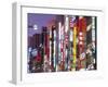 Shinjuku, Shinjuku-dori, Nightlights, Tokyo, Honshu, Japan-Steve Vidler-Framed Premium Photographic Print