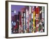 Shinjuku, Shinjuku-dori, Nightlights, Tokyo, Honshu, Japan-Steve Vidler-Framed Photographic Print