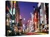 Shinjuku, Shinjuku-dori, Nightlights, Tokyo, Honshu, Japan-Steve Vidler-Stretched Canvas