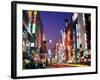 Shinjuku, Shinjuku-dori, Nightlights, Tokyo, Honshu, Japan-Steve Vidler-Framed Photographic Print