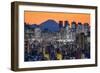 Shinjuku skyline with Mt. Fuji in the background, Tokyo, Japan-Jan Christopher Becke-Framed Photographic Print