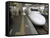 Shinkansen Bullet Train, Tokyo, Japan-Christian Kober-Framed Stretched Canvas