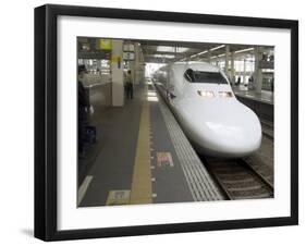 Shinkansen Bullet Train, Tokyo, Japan-Christian Kober-Framed Photographic Print