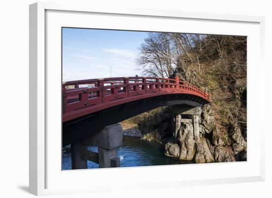 Shinkyo Bridge, UNESCO World Heritage Site, Nikko, Kanto, Japan, Asia-Michael Runkel-Framed Photographic Print