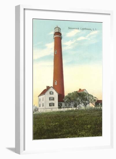 Shinnecock Lighthouse, Long Island, New York-null-Framed Art Print