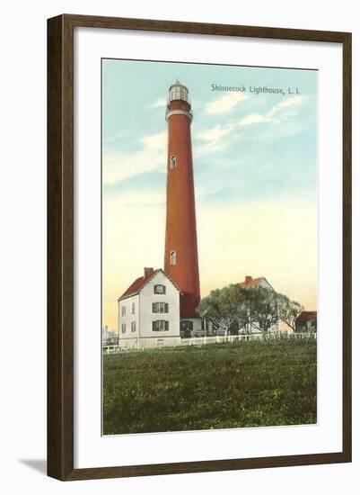 Shinnecock Lighthouse, Long Island, New York-null-Framed Art Print