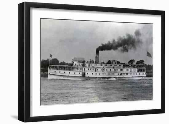 Shinnecock Steamer-Lantern Press-Framed Art Print