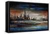 Shinning City-Sydney Edmunds-Framed Stretched Canvas