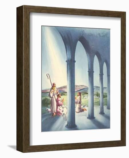 SHINNING LIGHT-R NOBLE-Framed Art Print