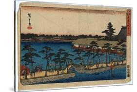 Shinobazu No Ike Benten No Hokora-Utagawa Hiroshige-Stretched Canvas