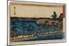 Shinobazu No Ike Benten No Hokora-Utagawa Hiroshige-Mounted Giclee Print